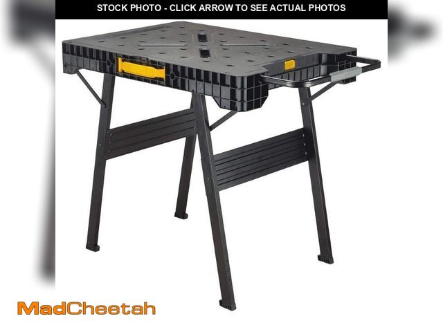 Lot 74-12892904 - DEWALT 33 in. H Plastic Folding Portable Sawhorse Workbench - UNUSED