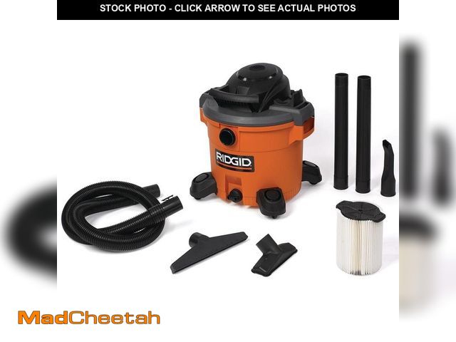 Lot 74-13692326 - RIDGID 16 Gal. 6.5 Peak HP NXT Shop Vacuum HD1600 Wet Dry Vac - UNUSED