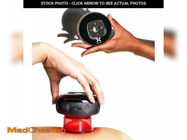 Lot 74-12504937 - REVO The Original 4-in-1 Smart Cupping Therapy Massager, Red Light Therapy for Targeted Pain Relief,...