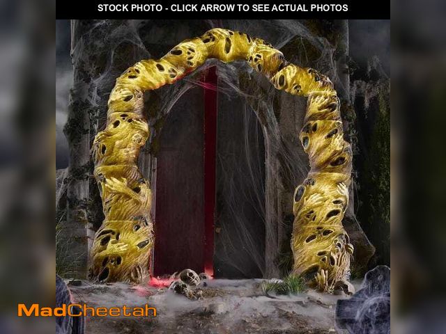 Lot 74-12829384 - Home Accents Holiday 7.5 ft LED Twisted Souls Archway - UNUSED