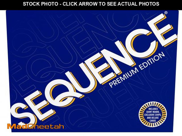 Lot 74-12120704 - Sequence Premium Edition - Stunning Set with Giant Board (20.25 x 26.25 inches), Exclusive Chips and...