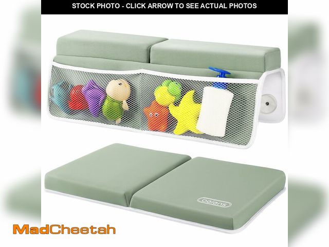 Lot 74-14206654 - beiens Bath Kneeler and Elbow Rest Pad Set - 1.5'' Comfortable Thick Baby Bath Kneeler Pads, Quick D...