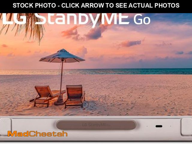 Lot 74-12141364 - LG 27-Inch StanbyME Go Portable Smart 1080P Touch Screen (27LX5QKNA, 2023 Model), Calming Beige - UN...