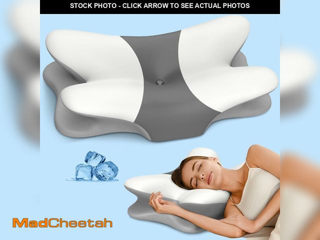 Lot 74-14057306 - Besyodo Cervical Pillow for Neck Pain Relief - Ergonomic Neck Pillow for Sleeping, Contour Memory Fo...