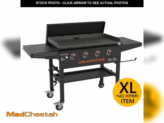 Lot 74-14324321 - Blackstone Original 4-Burner 36" Natural Gas Omnivore Griddle with Hard Cover - UNUSED
