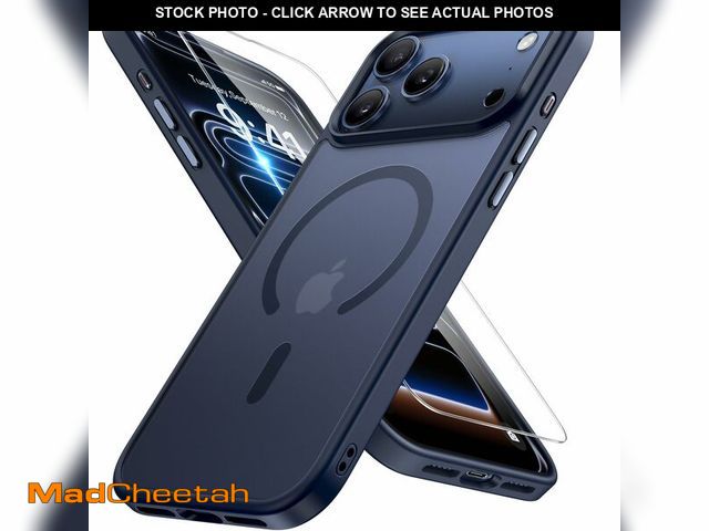 Lot 74-14062282 - Miracase Magnetic for iPhone 17 Pro Max Case (Compatible with MagSafe) with Screen Protector Militar...