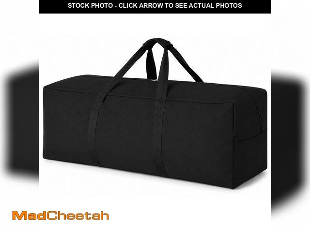 Lot 74-14146700 - DoYiKe Extra Large Canvas Travel Duffle Bag Heavy Duty, Sports Military Travel Camping Travel Tent S...