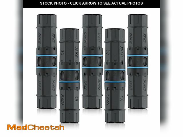 Lot 74-12973618 - iwillink Waterproof RJ45 Coupler, Shielded Female to Female Waterproof Ethernet Coupler, IP68 Ethern...