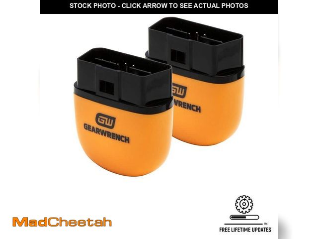 Lot 74-13691710 - GEARWRENCH OBD2 Bluetooth Diagnostic Tester with GWSCAN App and Free Lifetime Software Updates (2-Pa...