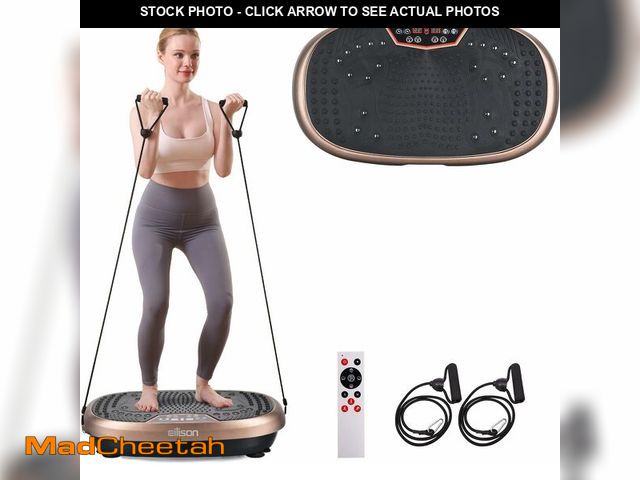 Lot 74-14203948 - EILISON FitMaxx 3D XL Vibration Plate Exercise Machine - Whole Body Workout Vibration Platform w/Loo...
