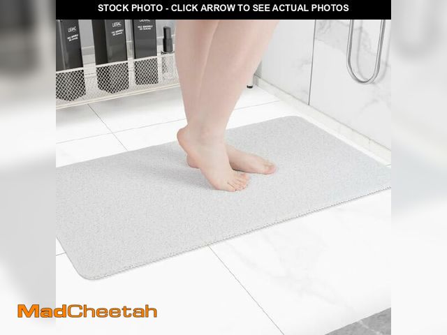 Lot 74-13569909 - Hargiis Non-Slip Bathtub Mat, Anti Slip Shower Mat, Fast Drying Bathtub Mats, Foot Scrubber Mat, Ant...