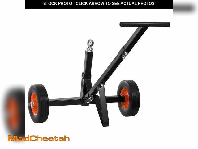 Lot 74-12804773 - VEVOR Trailer Dolly, 600 lbs. Tongue Weight Capacity, Carbon Steel Trailer Mover with 16.5 in. and 2...