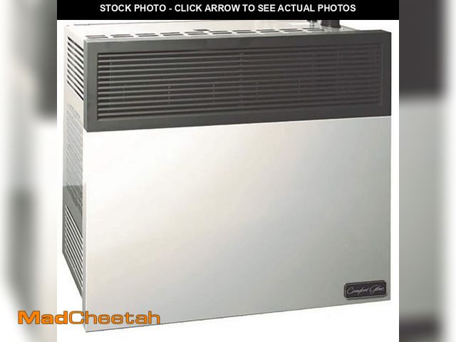 Lot 74-12997574 - Comfort Glow Direct Vent Natural Gas Wall Furnace with Thermostat, 17,000 BTU. Professional Vent Kit...