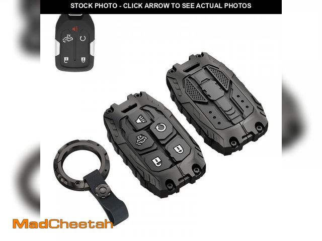 Lot 74-12307634 - Heavy Key Fob Cover Case Protector for GMC, Keychain, Accessories for 2023 2022 2021 2020 2019 GMC S...