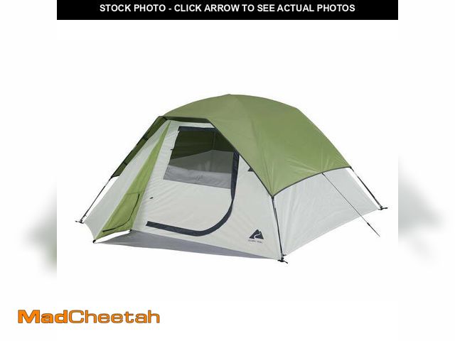 Lot 74-12886324 - Ozark Trail, 4-person Clip and Camp Dome Tent, 8' x 8.5' x 50", 8.47 lbs - USED