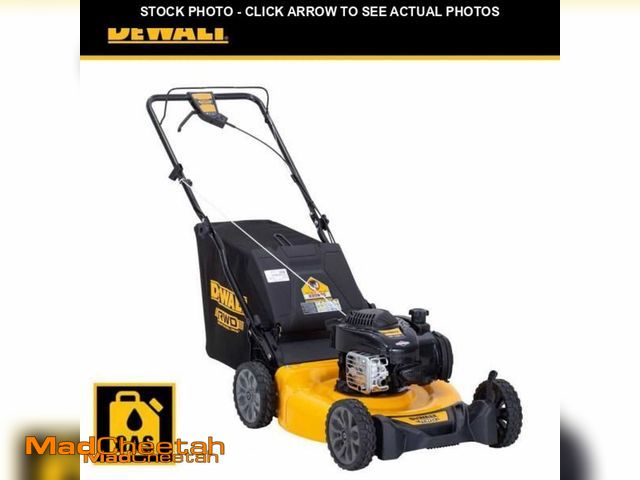 Lot 74-11914603 - DEWALT 21 in. 150cc Briggs and Stratton 625ex Engine Rear Wheel Drive 2-in-1 Gas Self Propelled Walk...
