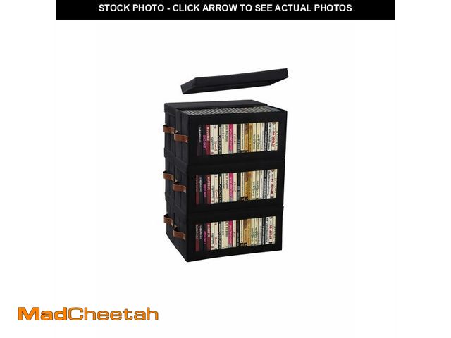 Lot 74-13959268 - Coorganisers 6 Packs DVD Storage Box with Visible Window, Dustproof DVD Case Holder Organizer with L...