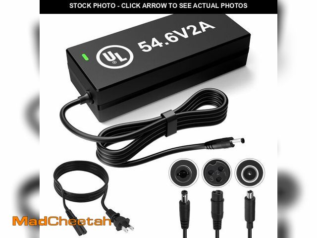 Lot 74-13711486 - 48V Lithium Battery Charger, Hyleton UL Certified 54.6V 2A Fast Charger, Suitable for 48V Electric B...