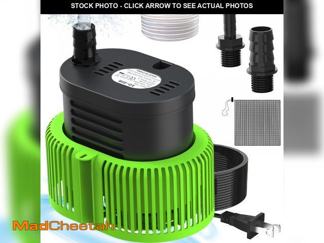 Lot 74-12219708 - Pool Cover Pump above Ground - Submersible Water Sump Pump Swimming Water Removal Pumps, with Draina...