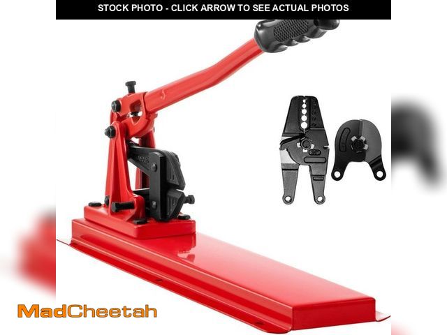 Lot 74-14306897 - SVOPES 24 in. Bench Swager Tool-Wire Rope Swaging Crimper with Cutter Head for 1/16 in.-3/16 in. Alu...