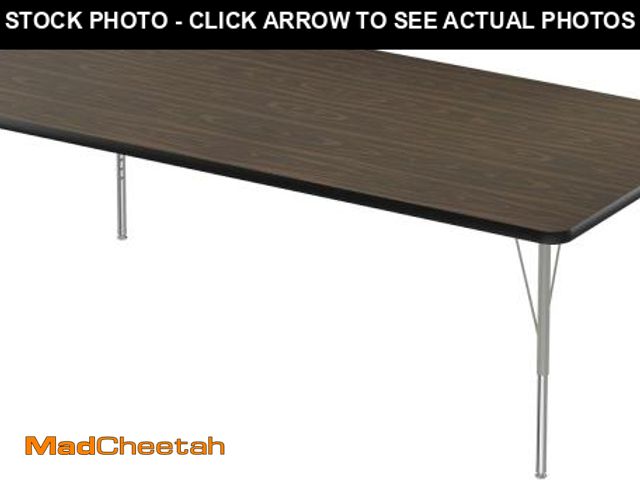 Lot 74-12489932 - (TABLE TOP ONLY) Correll 36"x72" Rectangular Classroom Activity Table, Height Adjustable (19"-29") W...