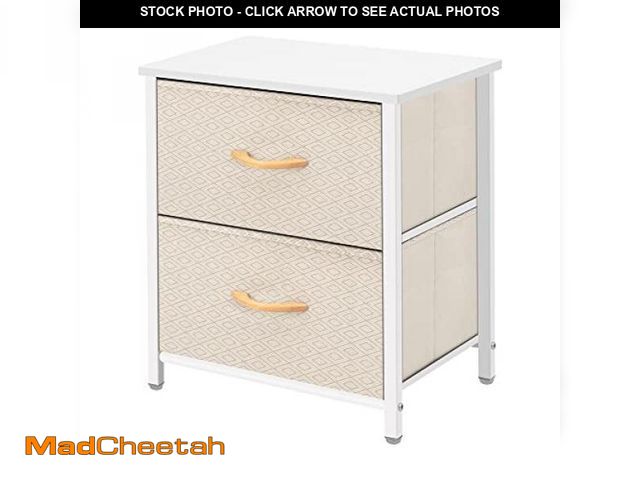 Lot 74-12137478 - AZL1 Life Concept Storage Dresser Furniture Organizer Unit with 2 Drawers for Bedroom, Hallway, Entr...