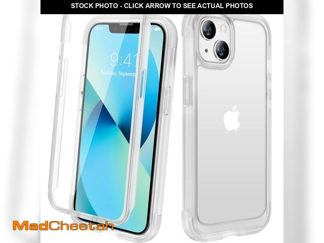 Lot 74-12601980 - Diaclara Designed for iPhone 13 Case, Full Body Rugged Case with Built-in Touch Sensitive Anti-Scrat...