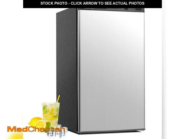 Lot 74-14344886 - SIMZLIFE 17.5 in 3.2 cu.ft. Compact Mini Refrigerator with Freezer, Reversible Door, Adjustable Ther...