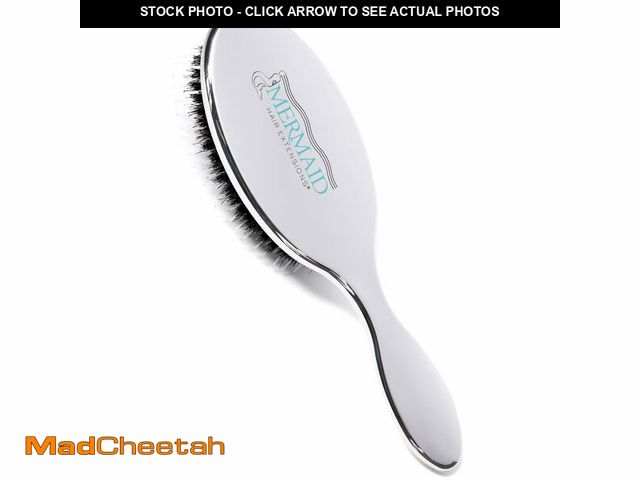Lot 74-12714737 - Mermaid Extension Care Boar Bristle Brush, Gentle Hair Extension and Wig Care with Natural Bristles ...