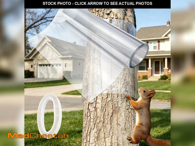 Lot 74-14064879 - Squirrel Baffle for Bird Feeder Poles,Squirrel Guard Tree Wrap Trunk Protector for Squirrel Preventi...
