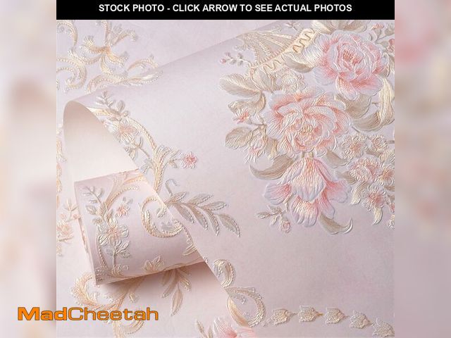 Lot 74-13835906 - GIBZ 3D Vintage Floral Wallpapers Peel and Stick Colorful Rustic Wall Papers Decorations Wallpaper C...