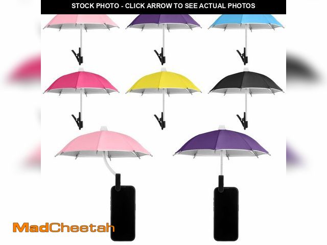 Lot 74-14297062 - Flutesan 6 Sets Phone Umbrella for Sun Phone Umbrella Cell UV Protection Anti Glare Sun Shade Adjust...