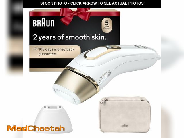 Lot 74-13709297 - Braun IPL at Home Laser Hair Removal for Women and Men, Silk Expert Pro 5 PL5137 with Venus Swirl Ra...