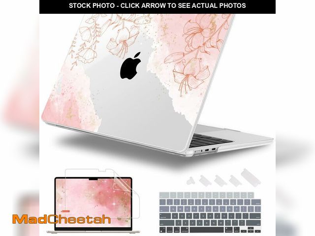Lot 74-12974481 - Lepeoac for MacBook Air 13.6 inch Case M4 M3 M2 2025 2024-2022 Release Model A3240 A3113 A2681, Stur...