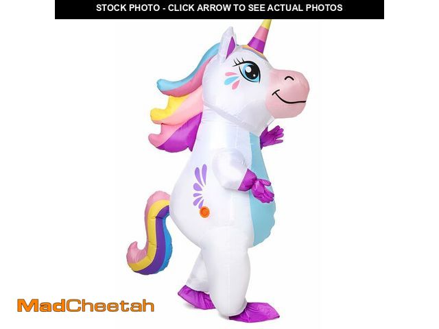 Lot 74-12701216 - Gootus Inflatable Unicorn Costume for Adult - Funny Halloween Inflatable Costumes for Men Women, Blo...