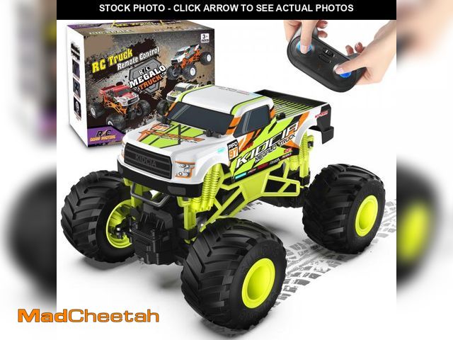 Lot 74-12120627 - Scientoy Remote Control Car, 20KM/H Monster Truck Toys for Ages 5-7, 1:16 Scale All Terrain RC Cars ...