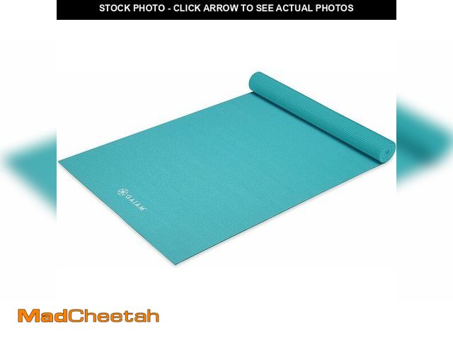 Lot 74-14348748 - Gaiam Yoga Mat Premium Solid Color Reversible Non Slip Exercise &amp; Fitness Mat for All Types of Y...
