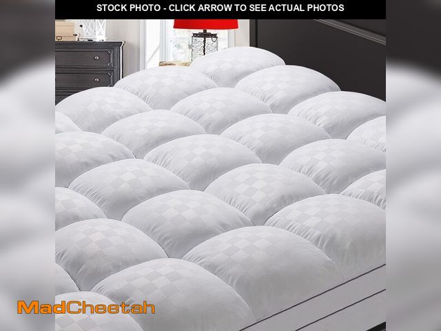 Lot 74-13954089 - SameBed Mattress Topper Queen,Extra Thick Mattress Pad Cover for Back Pain,Cooling Mattress Protecto...