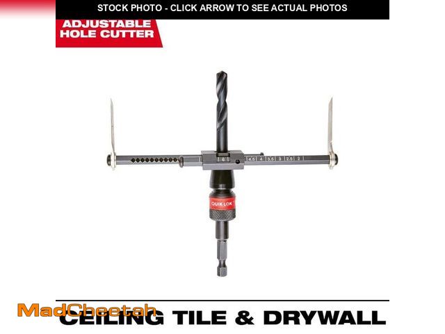 Lot 74-13692117 - *DIRTY* Milwaukee 2 in. to 7 in. Adjustable Hole Saw Cutter *DIRTY*  - USED