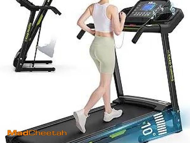 Lot 74-12133023 - FYC Folding Treadmill for Home with Incline 330lb Weight Capacity 3.5HP Portable Electric Treadmill ...