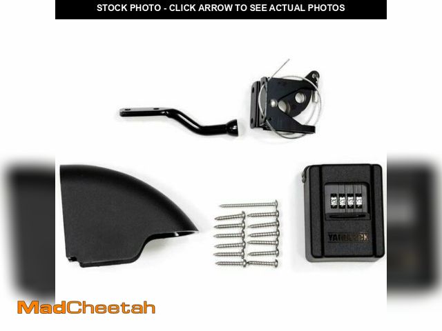 Lot 74-14254756 - Yardlock Keyless Wood Gate Lock Kit Black Combination Entry MBX-2016Y-3ESF - UNUSED