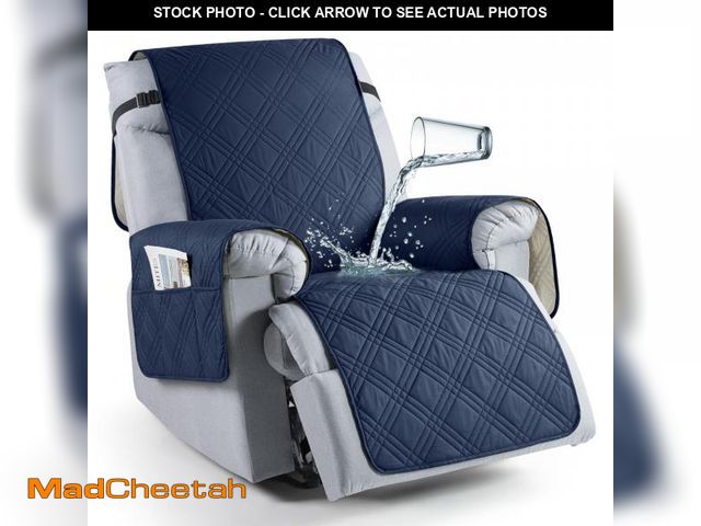 Lot 74-11858419 - TAOCOCO 100% Waterproof Recliner Chair Cover, Non Slip Recliner Covers for Recliner Chair with Pocke...