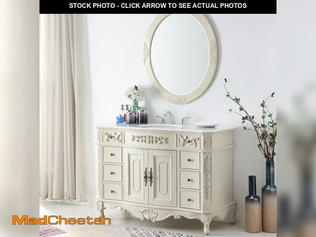 Lot 74-12360102 - Home Decorators Collection Winslow 48 in. W x 22 in. D x 35 in. H Single Sink Freestanding Bath Vani...