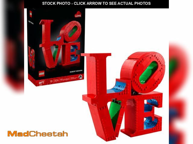 Lot 74-13951704 - LEGO Art Love Collectible Building Set - DIY Kit for Adults, Ages 18+ - Gifts for Birthdays - Home D...