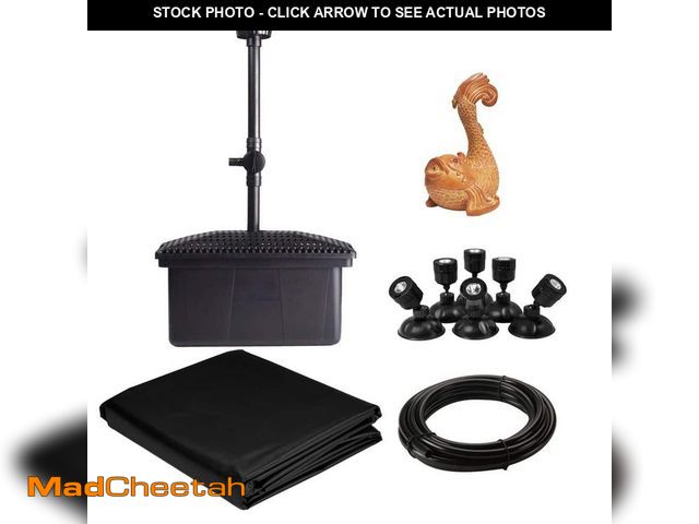 Lot 74-12756024 - TOTALPOND Small All-in-One Pond Bundle with Decor - UNUSED