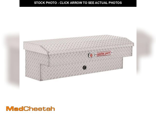 Lot 74-12988701 - Weather Guard 41. in Diamond Plate Aluminum Lo-Side Truck Tool Box - UNUSED