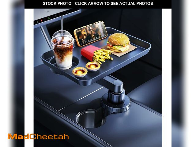 Lot 74-14379672 - DICMKY Car Cup Holder Tray, Car Food Tray Table for Car Eating Lunch, Cup Holder Expander Insert Int...