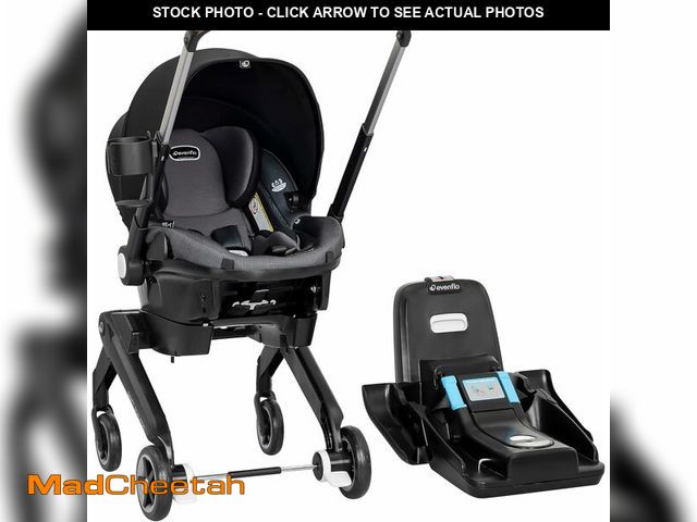 Lot 74-14067603 - Shyft DualRide with Carryall Storage Infant Car Seat and Stroller Combo (Boone Gray) - USED