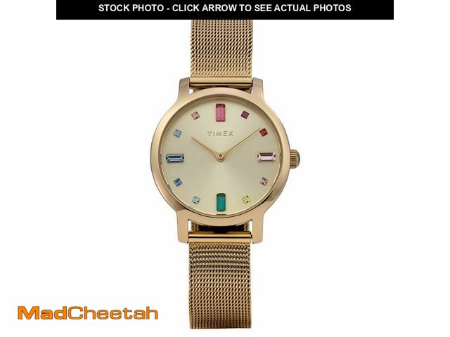 Lot 74-14214313 - Timex Women's Transcend 31mm Watch - Triple Gold Tone - USED