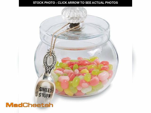 Lot 74-14062551 - Mud Pie Circa Door Knob Glass Sweets Jar - UNUSED